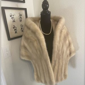 Fur stole *real*